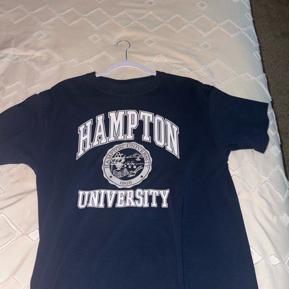 Hampton University Navy Blue T-Shirt